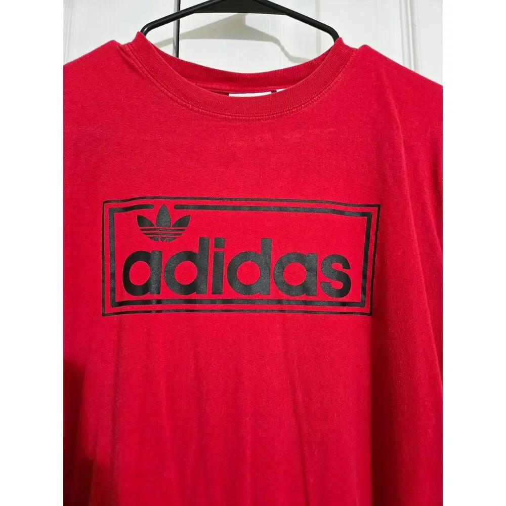 Adidas small men's red tshirt